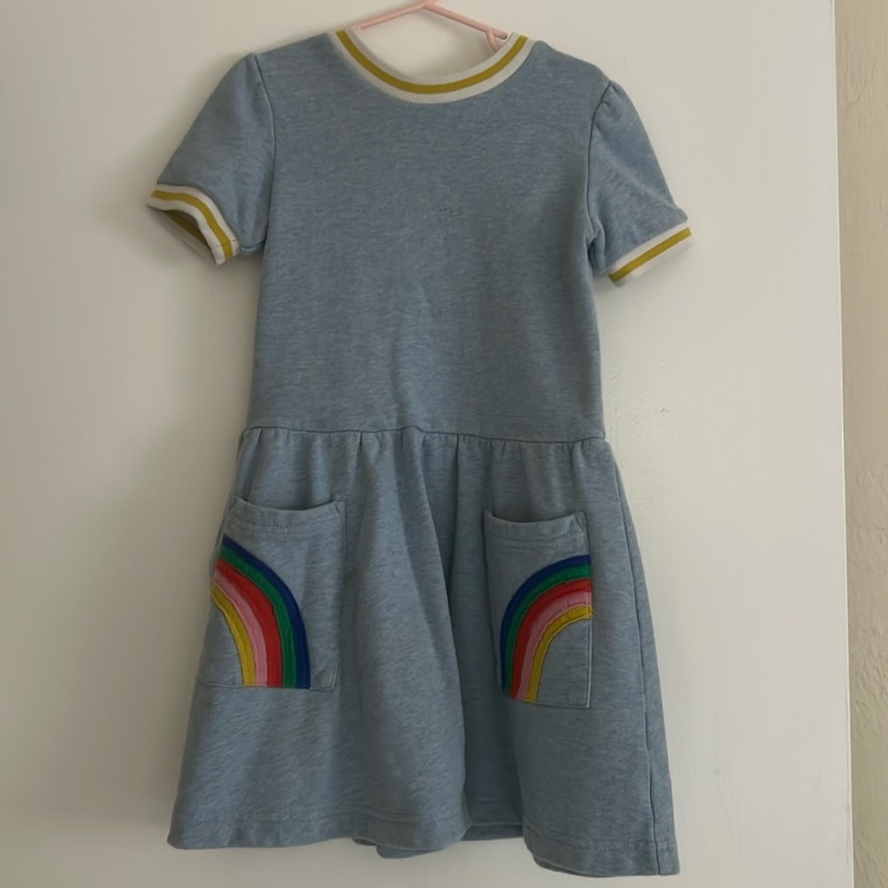 Mini Boden Sweatshirt Dress Size 6-7 Girls